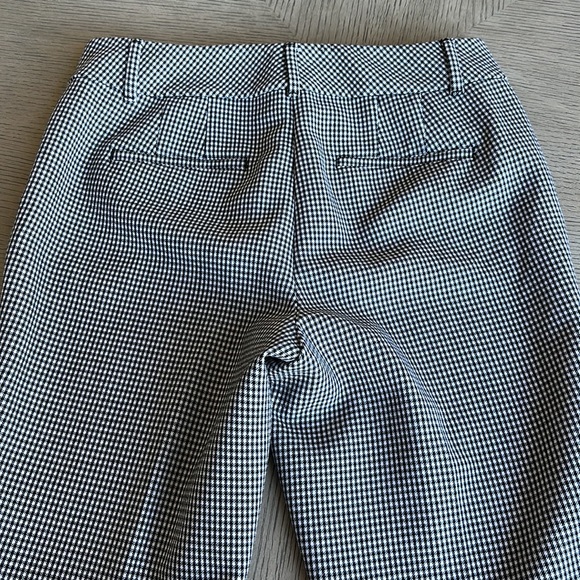 Ann Taylor - Black & White Check Ankle Pants - SZ 8 - Picture 3 of 12